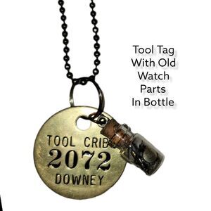 Tool Tag and Bottle Necklace (N7)